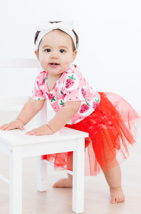 strawberry-fields-tutu-bodysuit Mila &  Rose - Sophia's Style-Strawberry Fields Tutu Bodysuit-0-3M--1